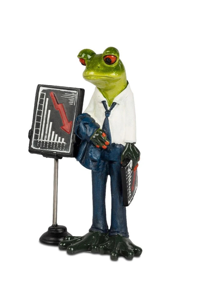 Deko Figur Frosch/ Frösche Beruf / Tätigkeit mit Stil & Persönlichkeit Formano