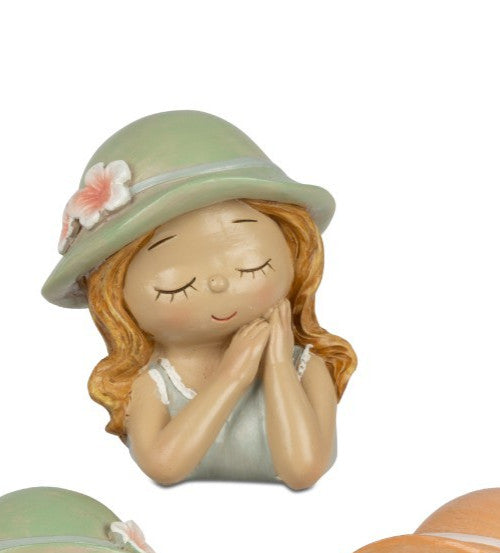 Deko-Büste Kinder Figur Skulptur cm 9 cm Sommer Zeit Formano