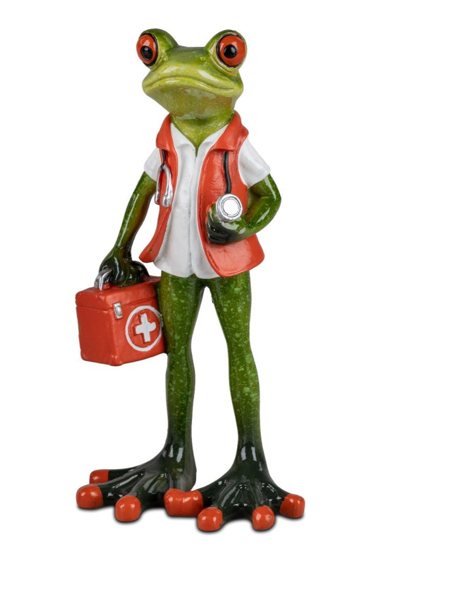 Deko Figur Frosch/Frösche Doktor, Kranker Schwester, Sanität sort. Formano