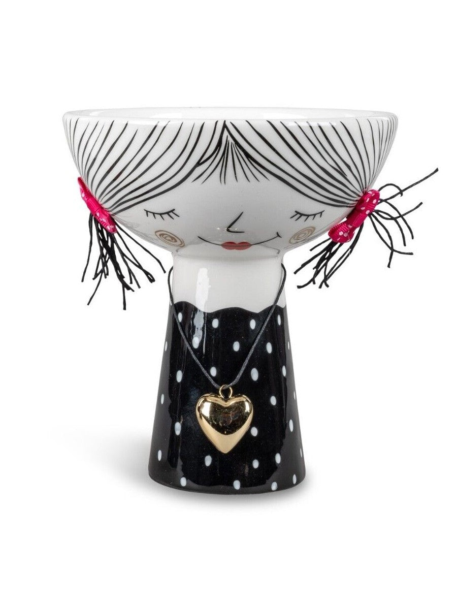 Deko Snackschale Schale 12-29 cm Trend Style In Schwarz-Weiß Snackteller Formano