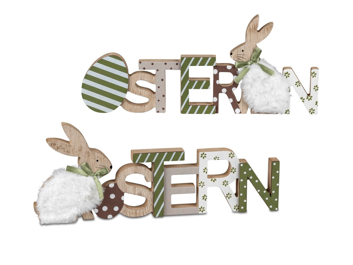 Deko Schriftzug "Ostern" stehend 20x30cm Ostern/Frühlings Deko Formano