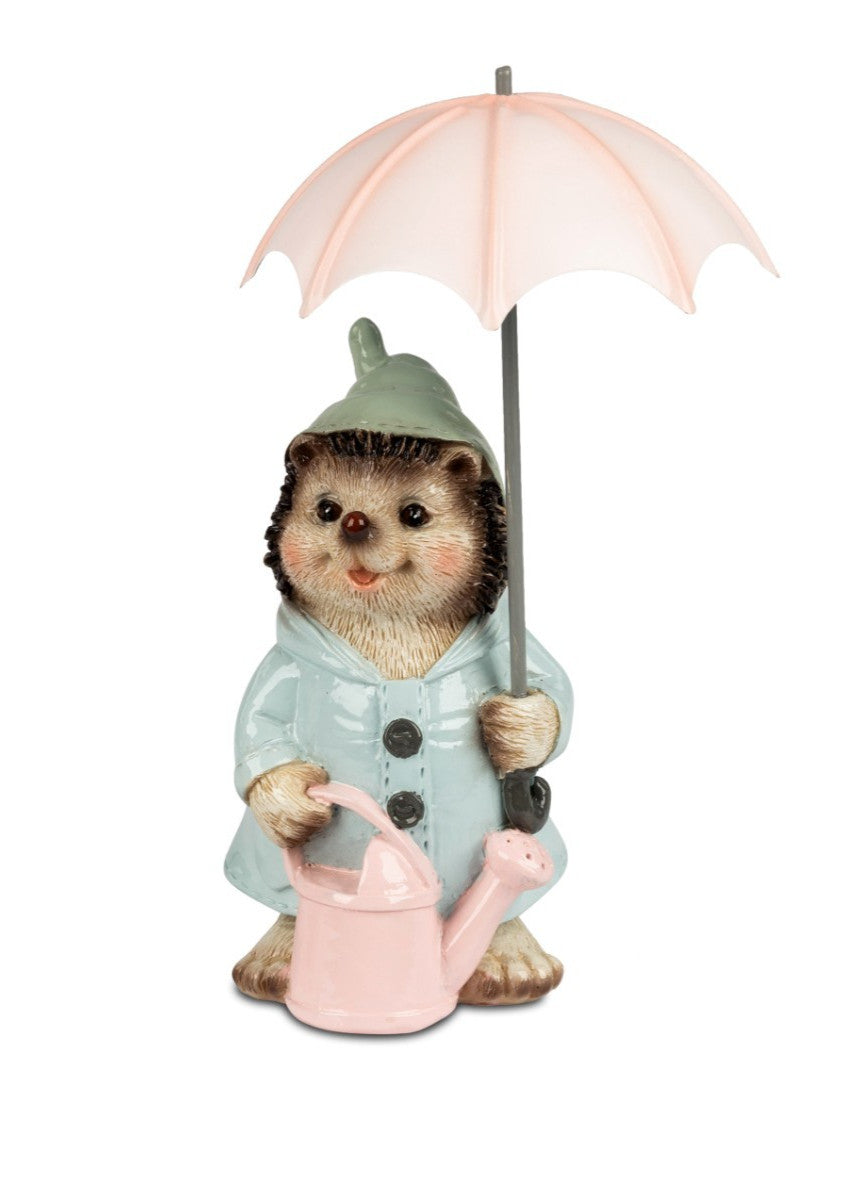 Deko-Figur Igel mit Regenschirm sort. H. 17cm oder 19cm Magnesia Formano