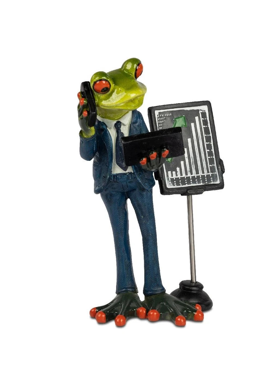 Deko Figur Frosch/ Frösche Beruf / Tätigkeit mit Stil & Persönlichkeit Formano