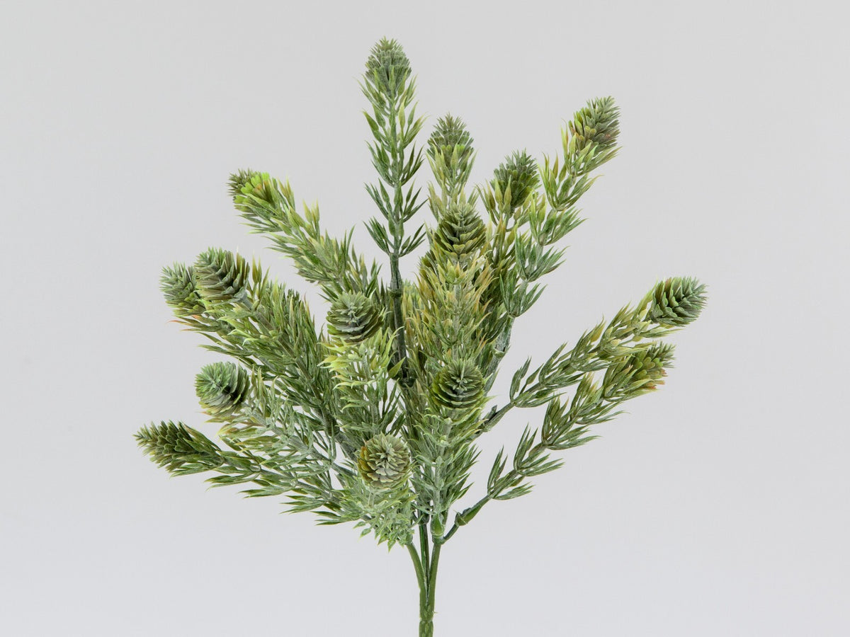 Deko Zweig L. 24cm Antik grün Kunstpflanzen Deko Blumen formano