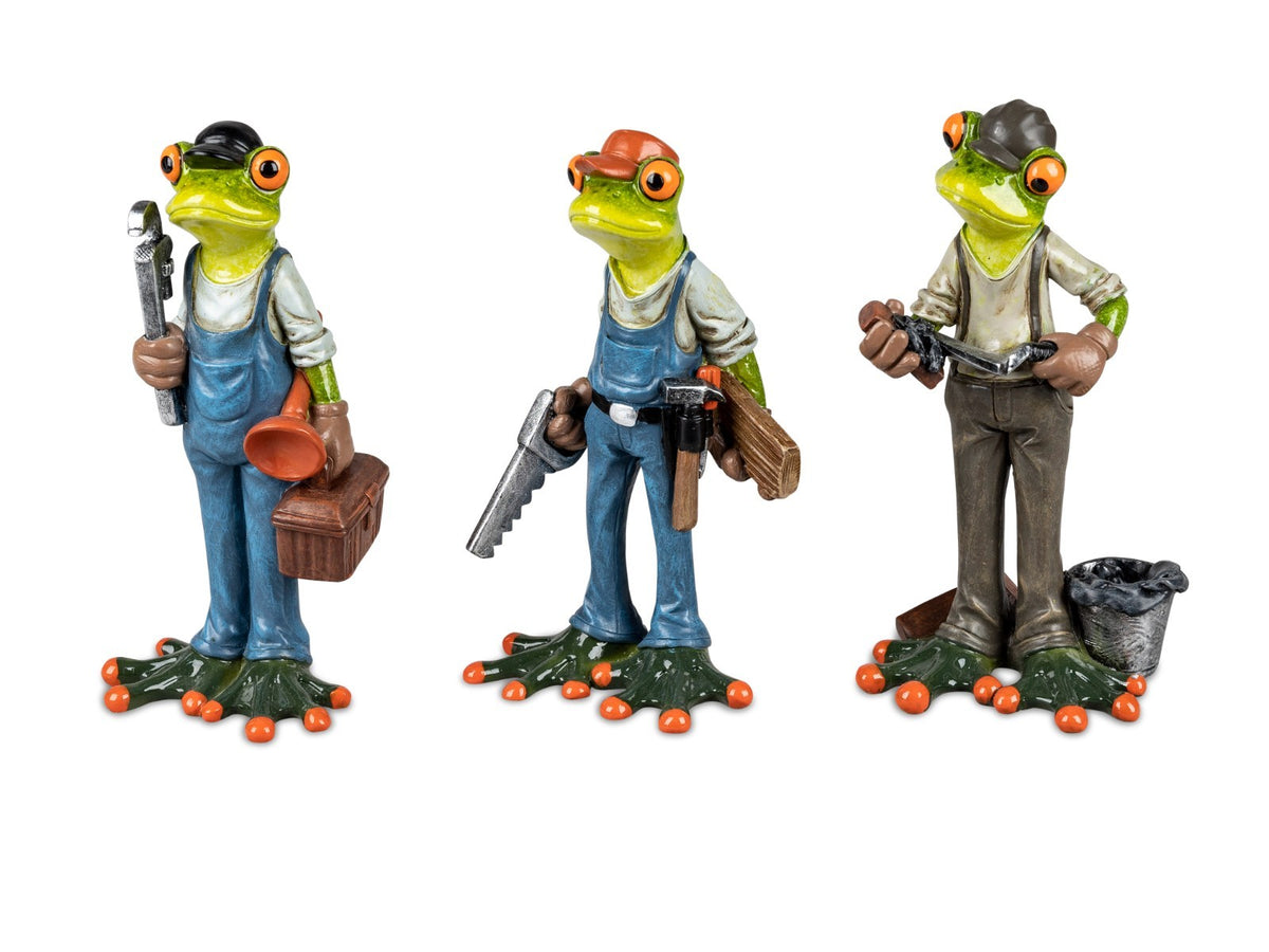 Deko Figur Frosch/ Frösche Beruf / Tätigkeit mit Stil & Persönlichkeit Formano