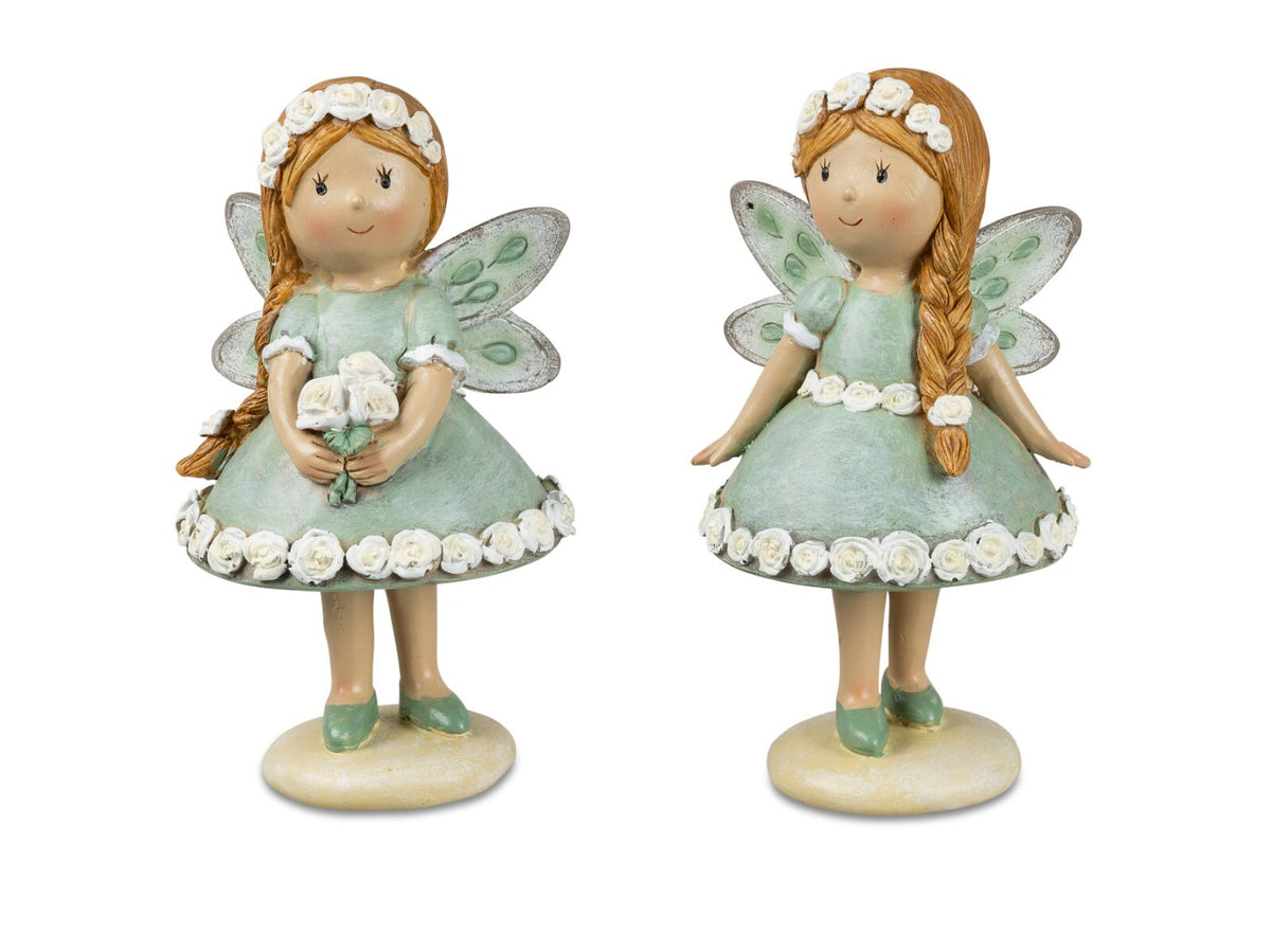 Deko-Figur Mädchen Elfen 12cm-16cm Engel Kinder Fee Elfe Formano