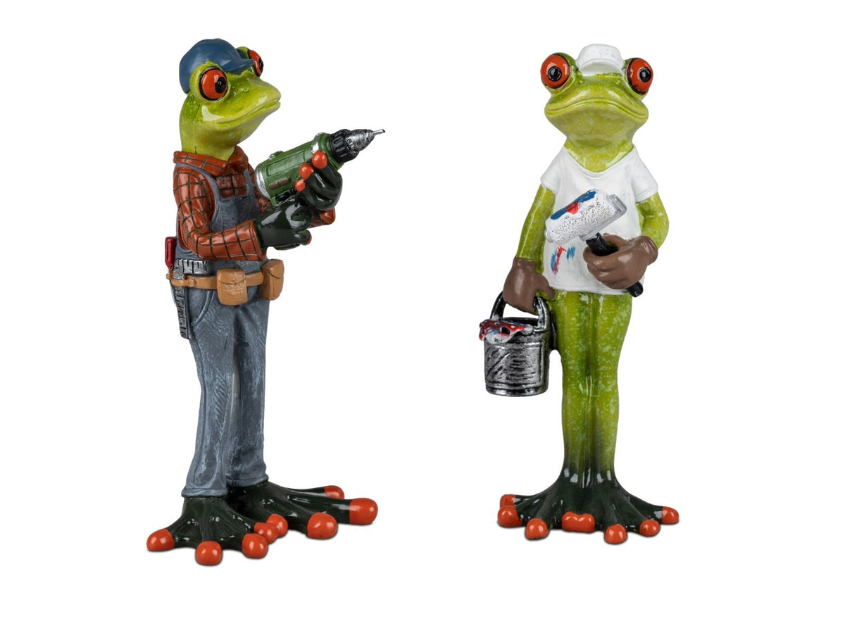 Deko Figur Frosch/ Frösche Beruf / Tätigkeit mit Stil & Persönlichkeit Formano