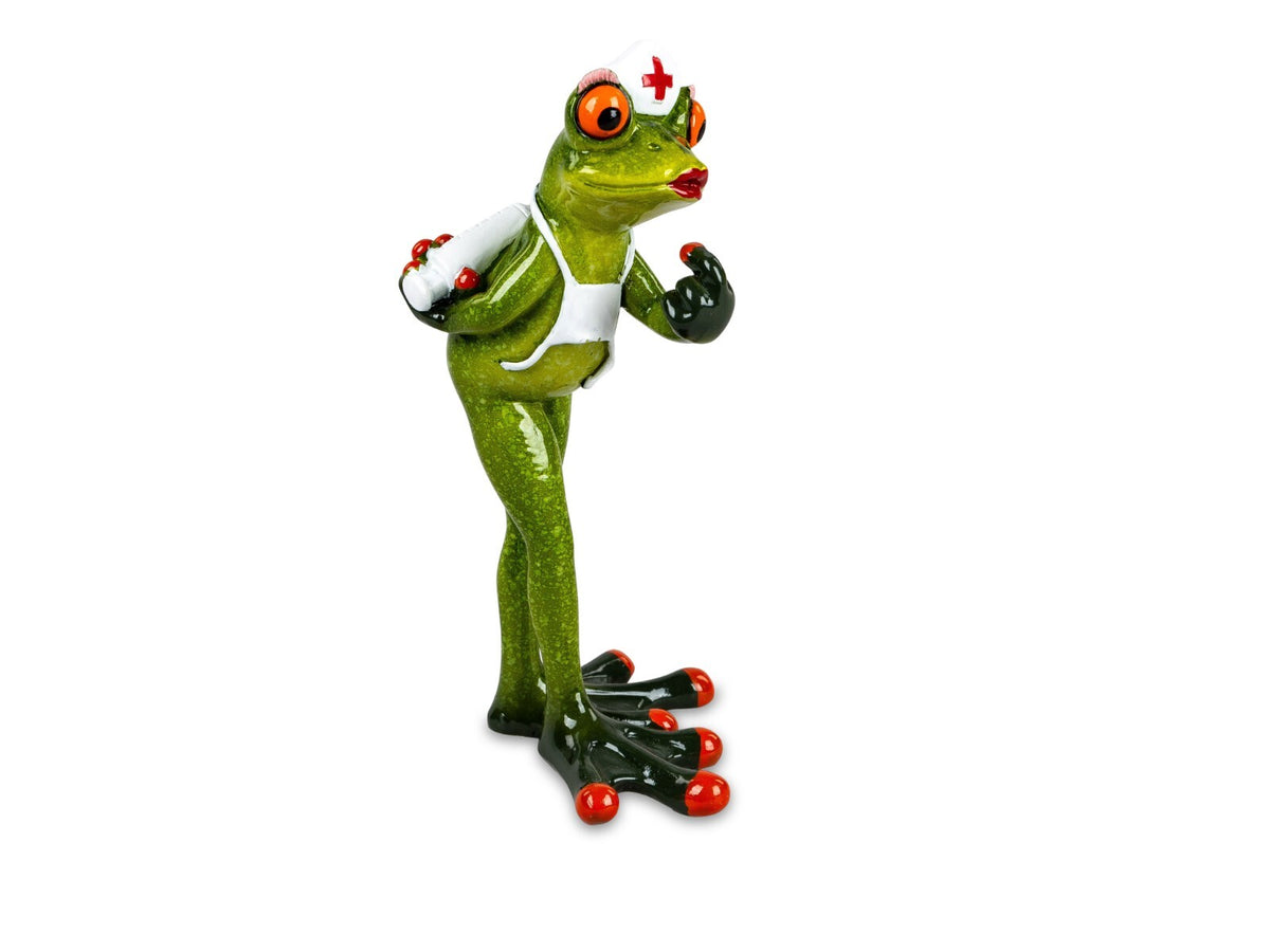 Deko Figur Frosch/Frösche Doktor, Kranker Schwester, Sanität sort. Formano