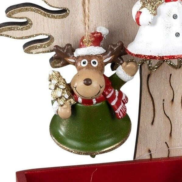 Christbaumschmuck Hänger Glocke sort. Schneemann Weihnachtsmann Elch formano