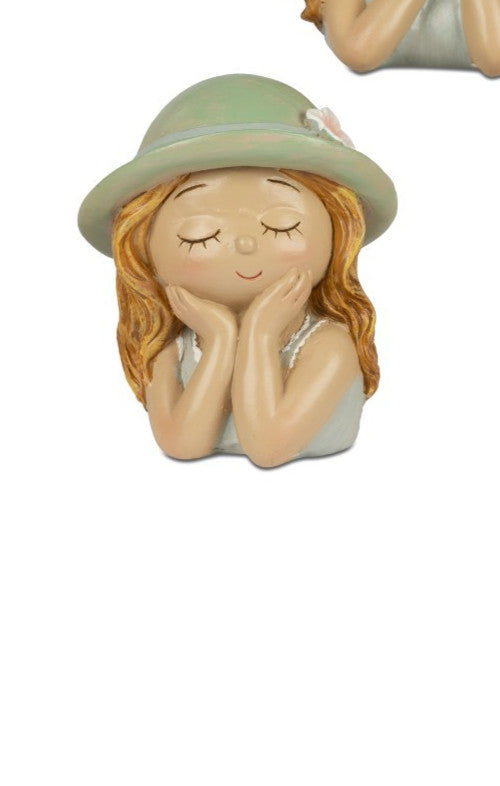 Deko-Büste Kinder Figur Skulptur cm 9 cm Sommer Zeit Formano
