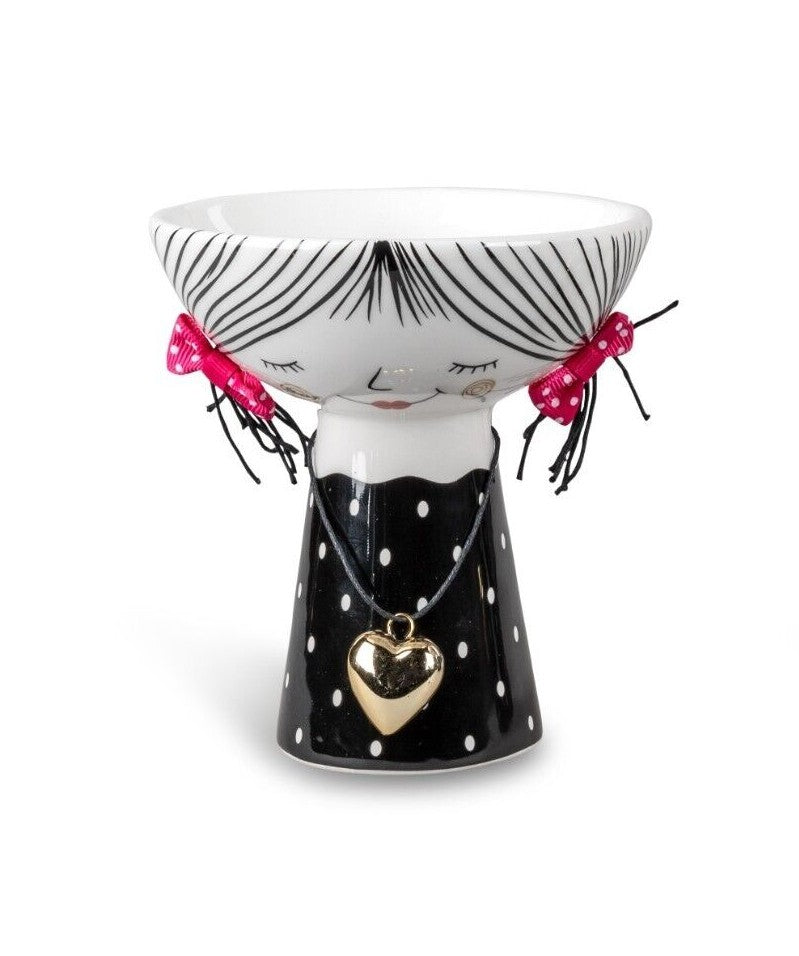 Deko Snackschale Schale 12-29 cm Trend Style In Schwarz-Weiß Snackteller Formano