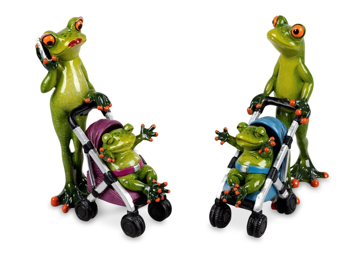 Deko-Figur Frosch Frösche Liebe/ Hochzeit/ Pärchen/ m. Herz Formano
