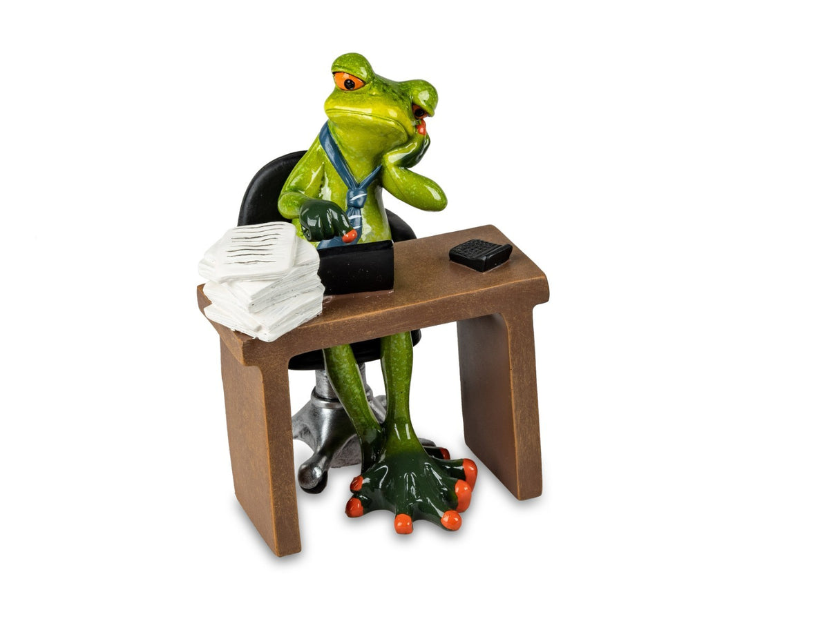 Deko Figur Frosch/ Frösche Beruf / Tätigkeit mit Stil & Persönlichkeit Formano