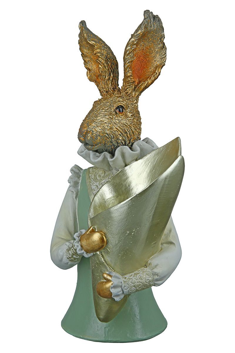 Deko-Figur „Lord und Lady“ mit Tütenvase sort. H.30cm Osterhase Frühjahr GILDE