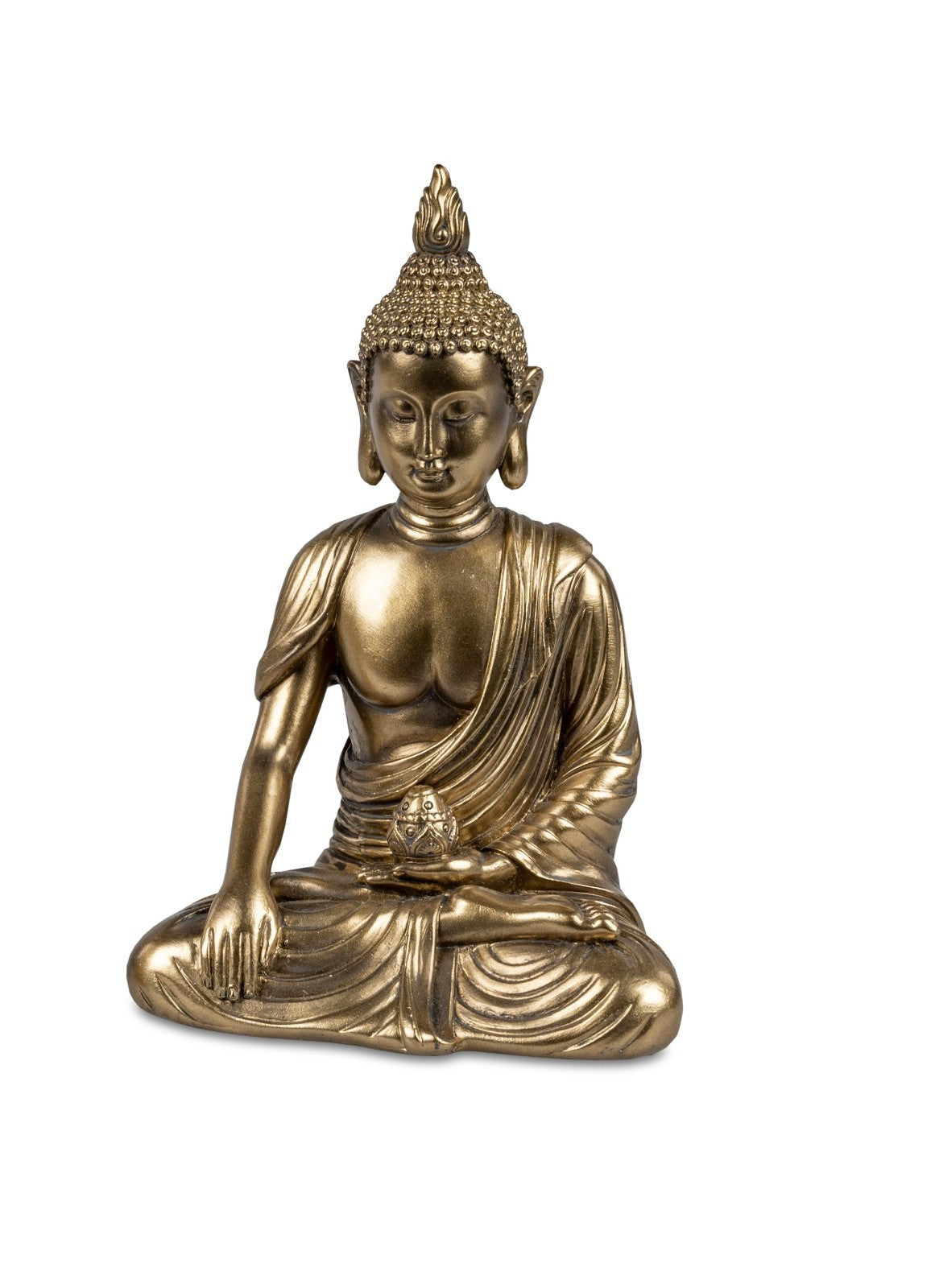 Deko-Figur Buddha H.17cm Klassik-Gold Skulptur formano