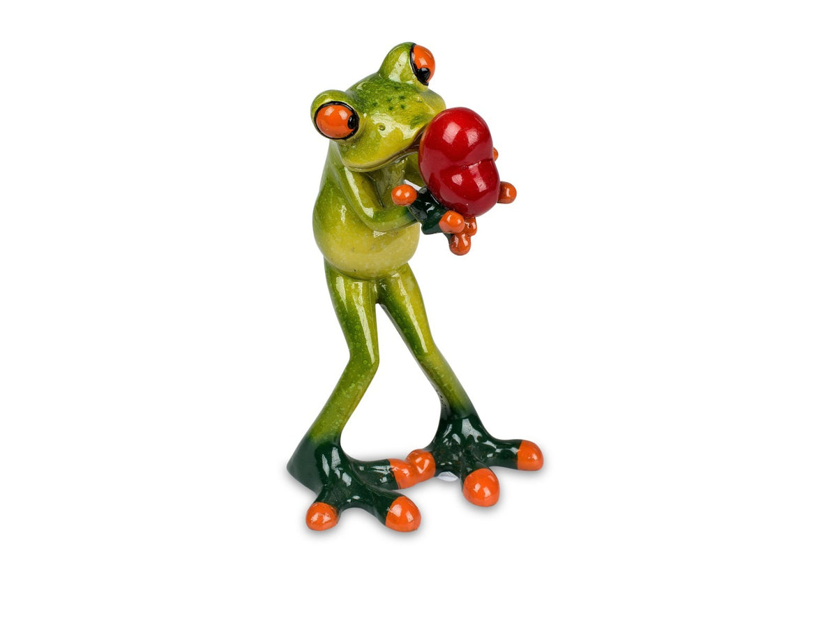 Deko-Figur Frosch Frösche Liebe/ Hochzeit/ Pärchen/ m. Herz Formano