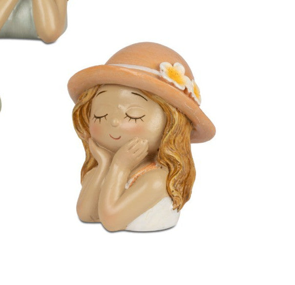 Deko-Büste Kinder Figur Skulptur cm 9 cm Sommer Zeit Formano