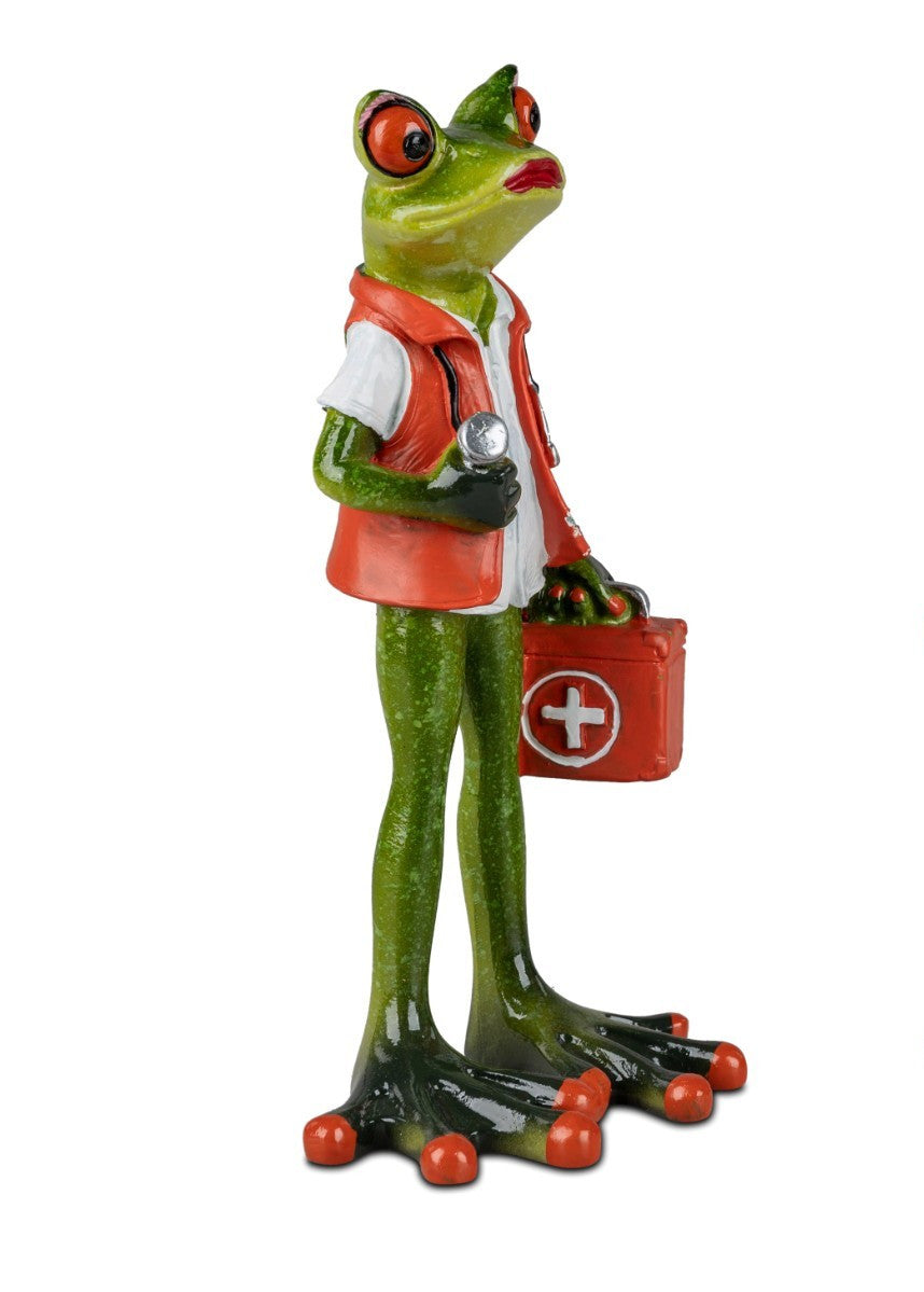 Deko Figur Frosch/Frösche Doktor, Kranker Schwester, Sanität sort. Formano