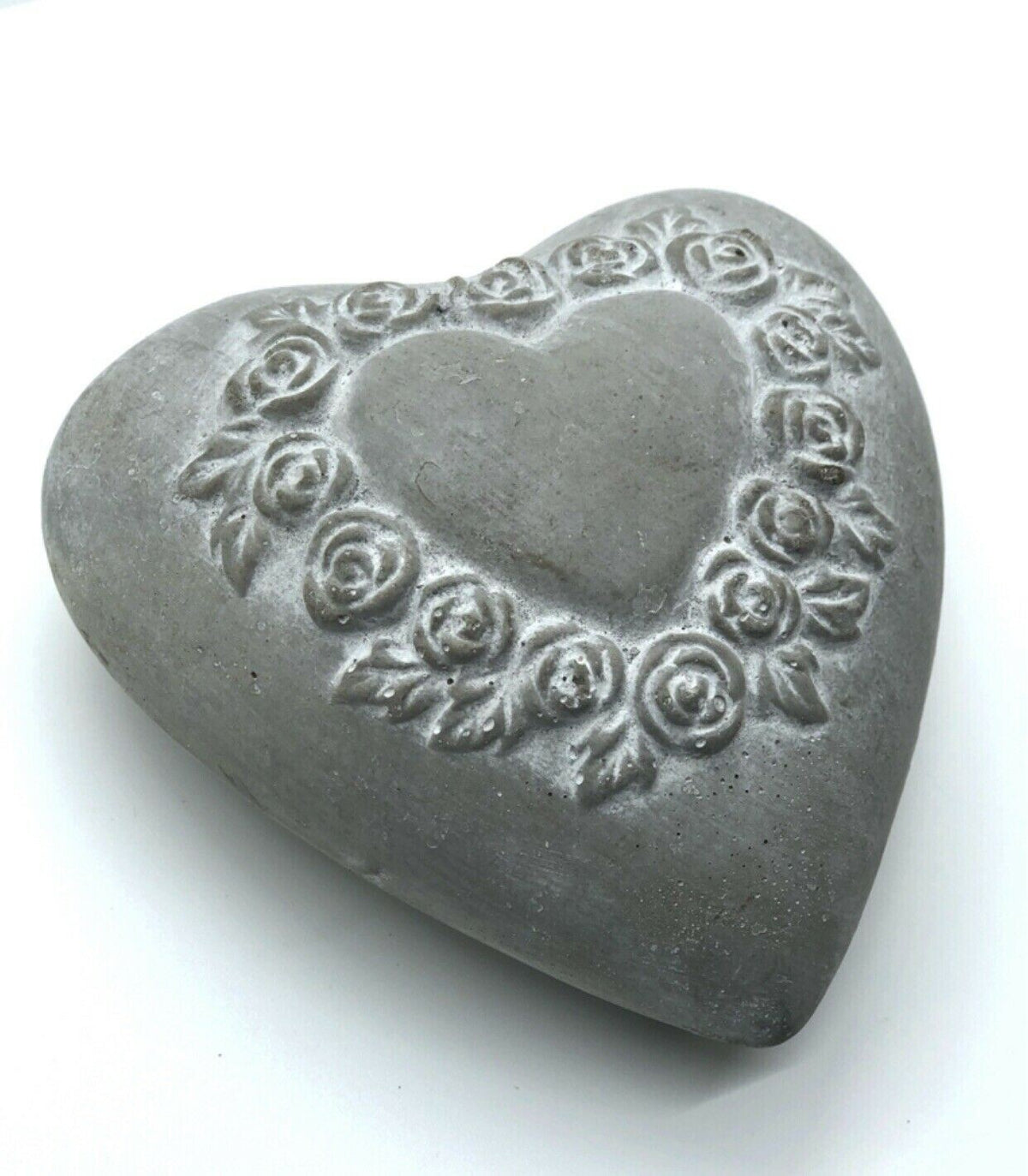 Deko Herz Grabschmuck antik rustikal 13 cm Grabherz Gedenkstein formano
