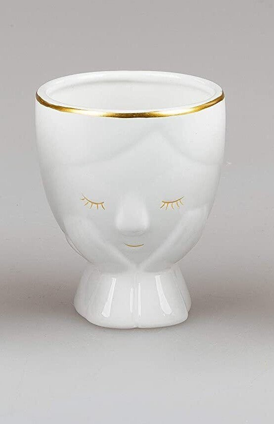 Design Blumentopf 11cm Top Pflanz Kübel Gefäß Töpfe Figur Gesicht Formano
