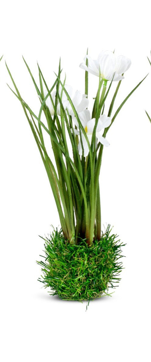 Cosmea sort. 24 cm auf Grassockel Kunstblumen Frühjahr Formano