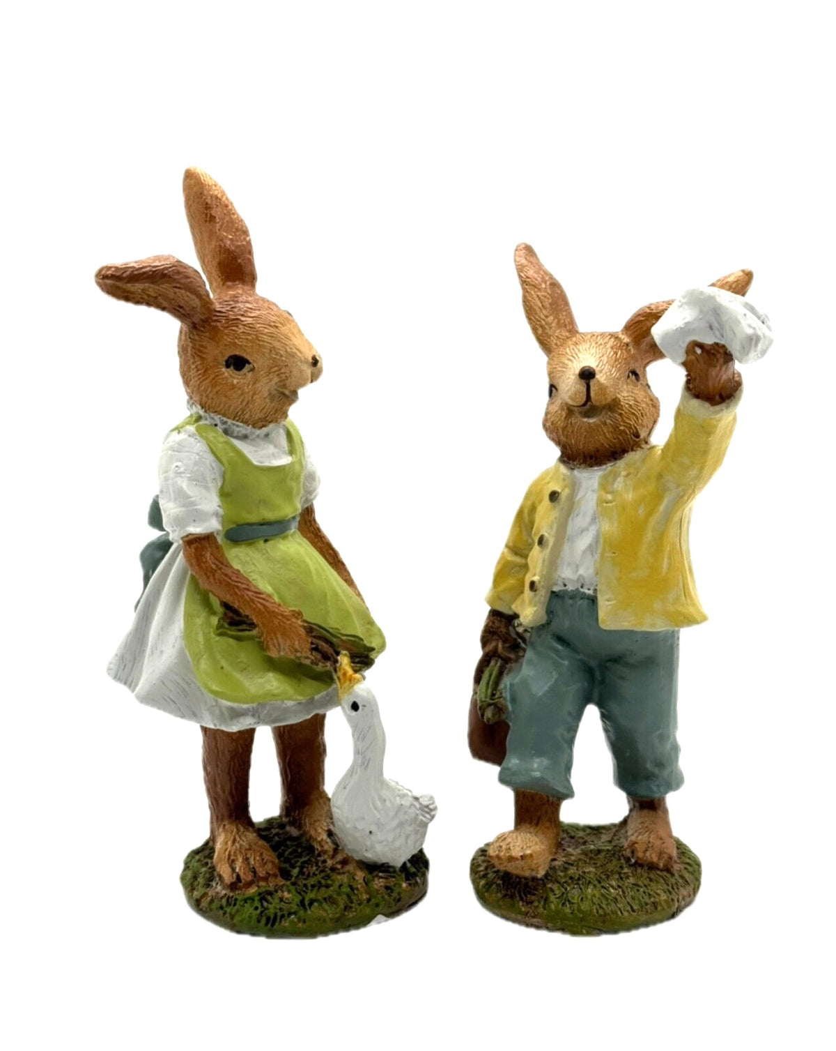Deko-Figuren Oster Hasen ca. H.12,5 cm sort. aus Kunststein Frühjahr Formano