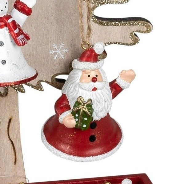 Christbaumschmuck Hänger Glocke sort. Schneemann Weihnachtsmann Elch formano