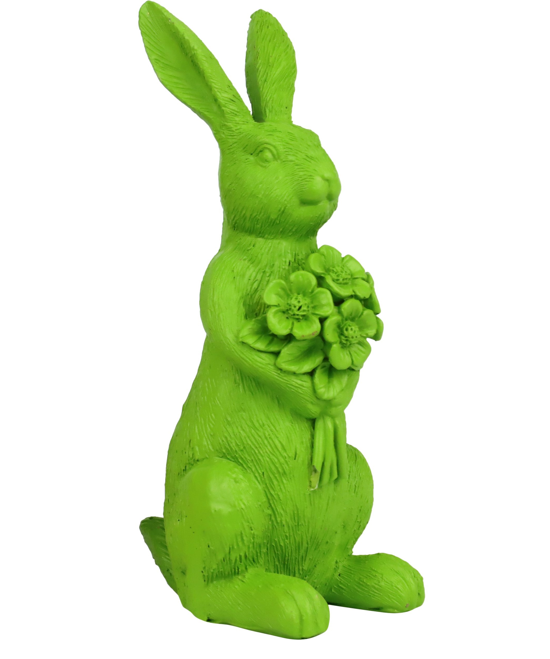 Deko Figur 15cm Osterhasen Hase Grün  "COLORI" Frühjahrs Deko HOFF