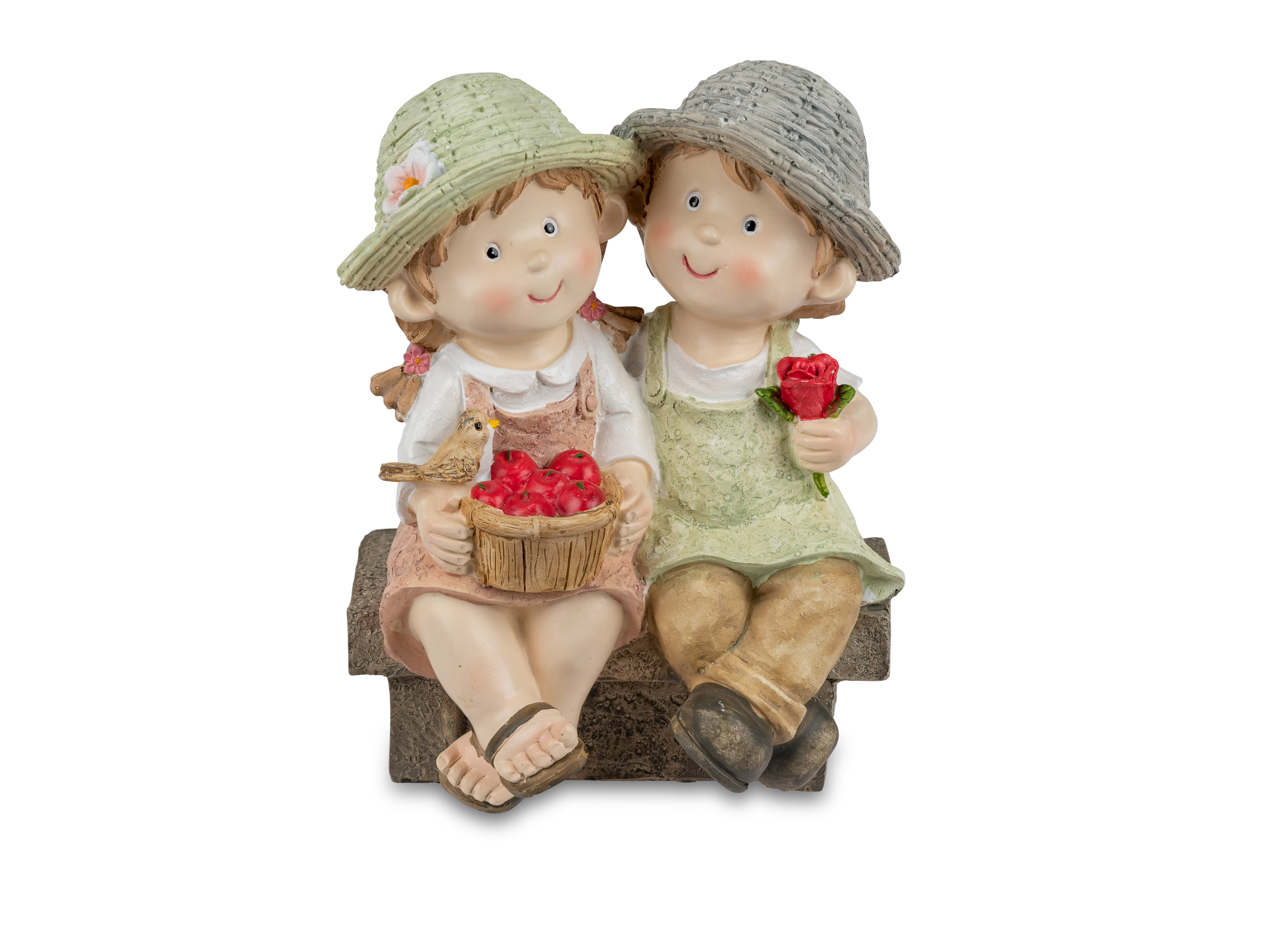 Kinderpaar 26cm Deko-Figuren Sommer Kinder Gartenkinder  formano