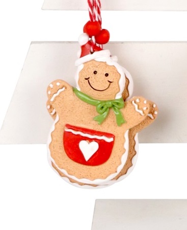 Lebkuchen-Anhänger sort. Christbaumschmuck Weihnachtshänger Weihnachtsbaum-Deko Winterzeit HOFF