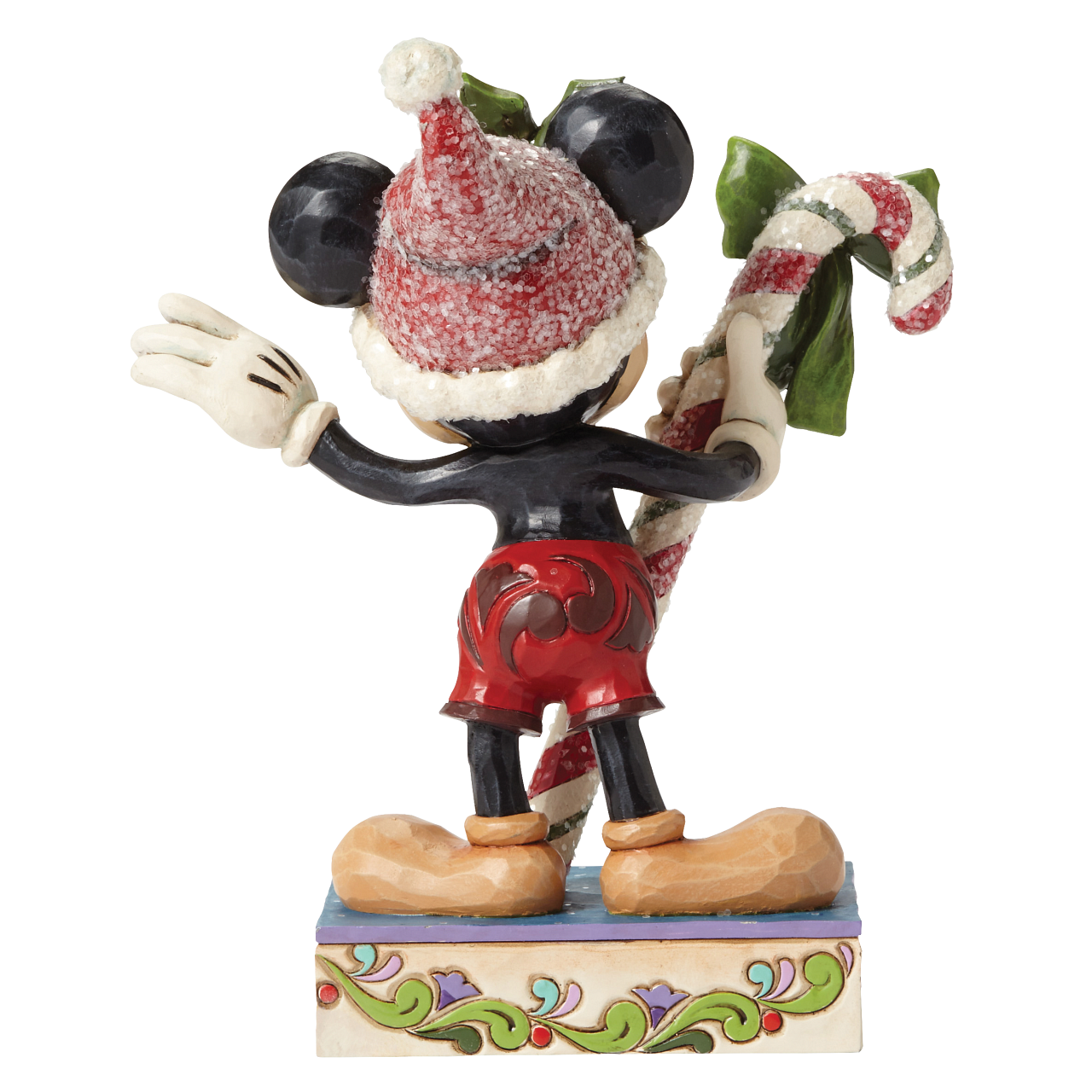 Deko Figur Mickey Mouse Weihnachtsfigur „süßer Gruß“ Disney-Traditionen bei Jim Shore