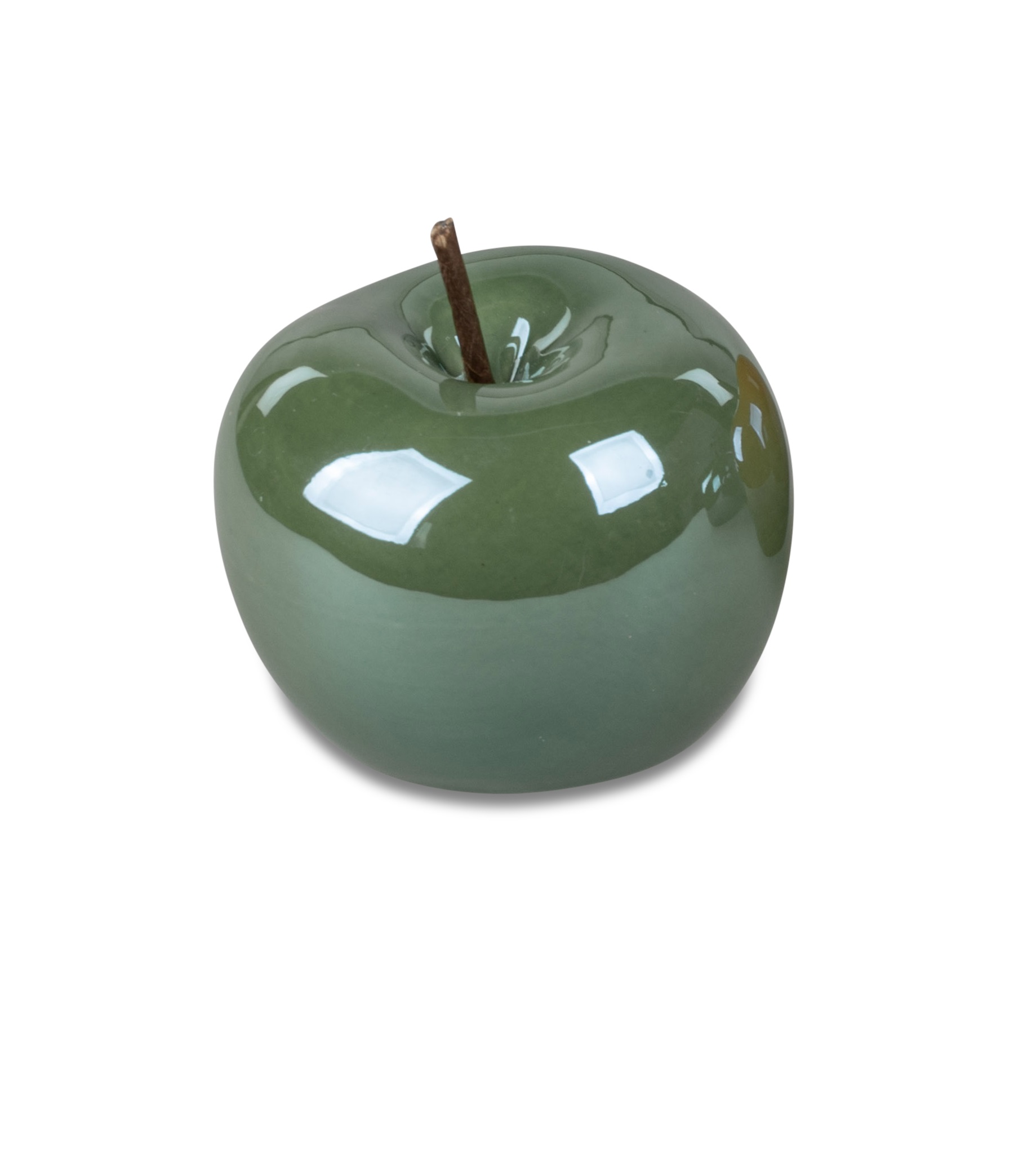 Deko-Objekt Apfel 8 cm Lüster Trend grün Deko Apfel Tischdekor Formano