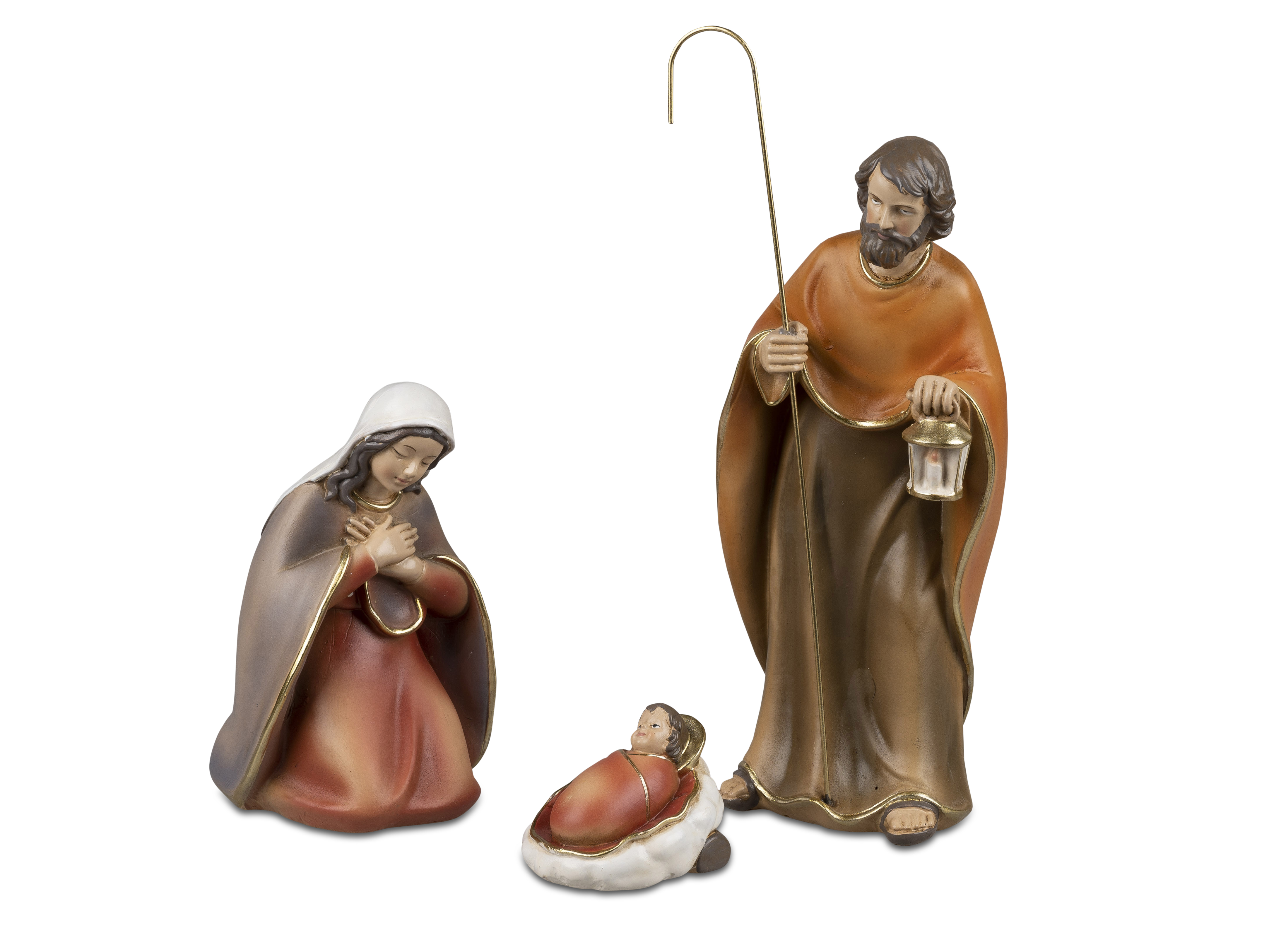 Deko-Figuren Heilige Familie aus Kunststein 27 cm 3-teiliges Set Formano
