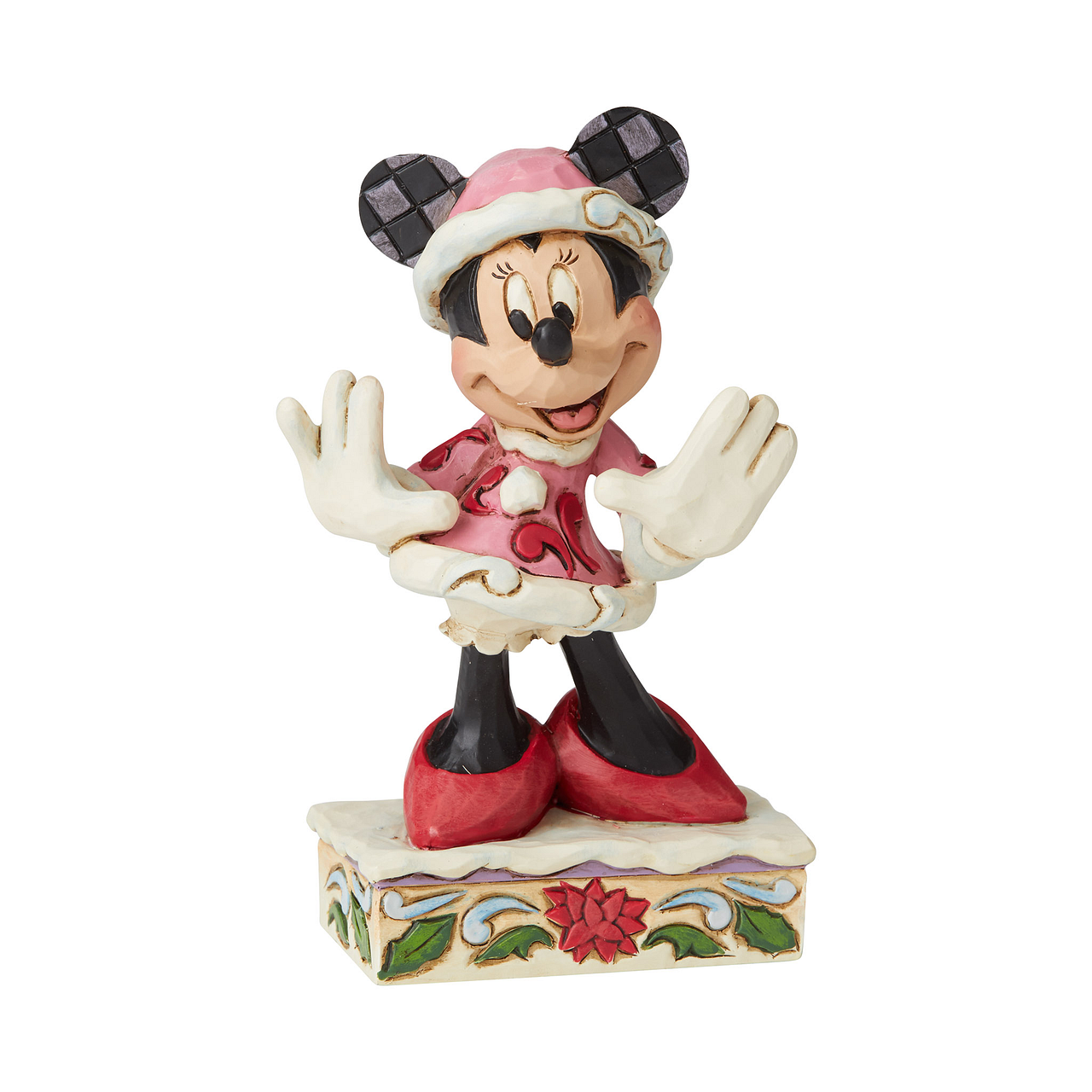 Deko Figur „MINNIE“ Weihnachtsfigur  Micky Maus Disney-Traditionen von Jim Shore