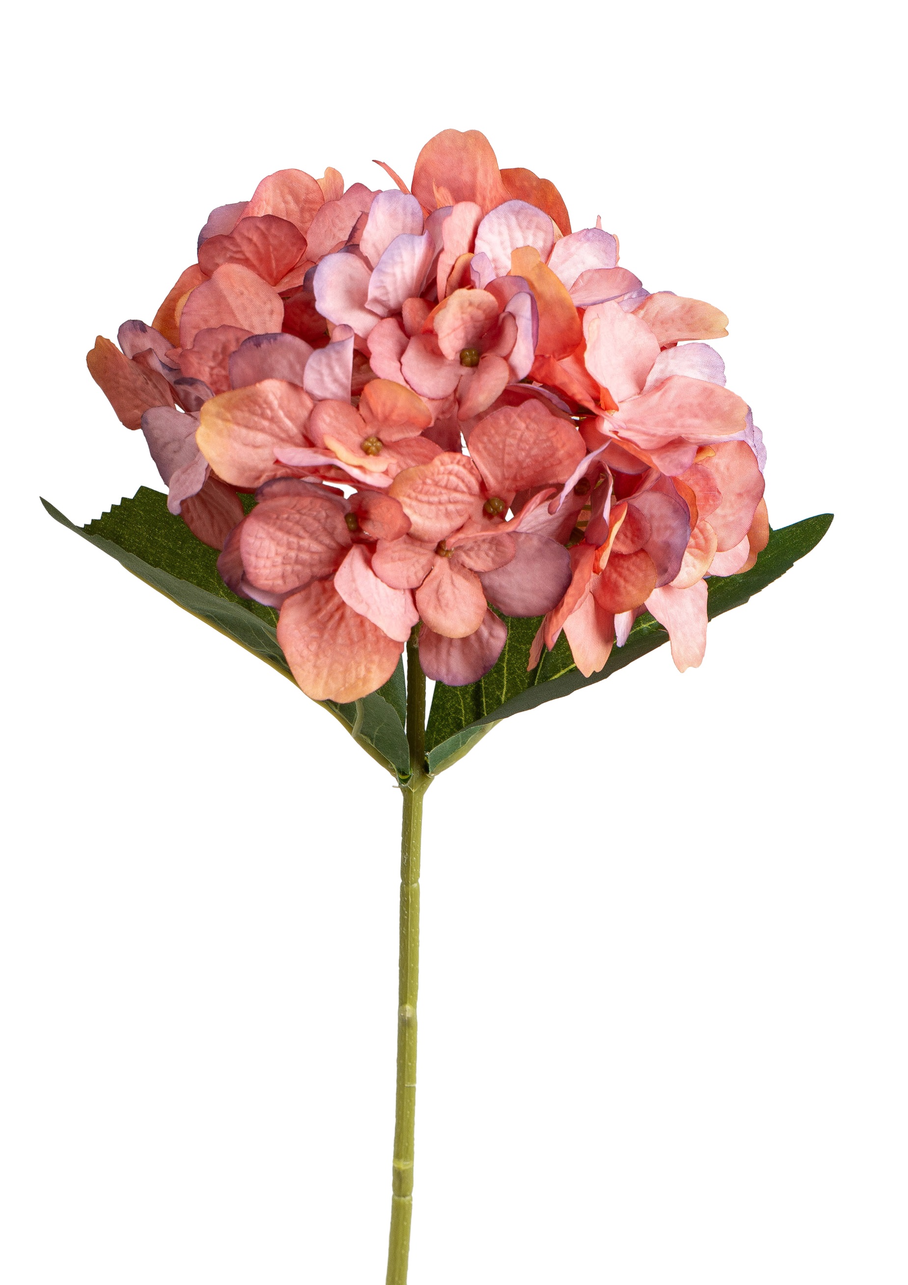Künstliche Hortensie rosa H. 52cm Ø15cm Blüte Kunstblumen Formano