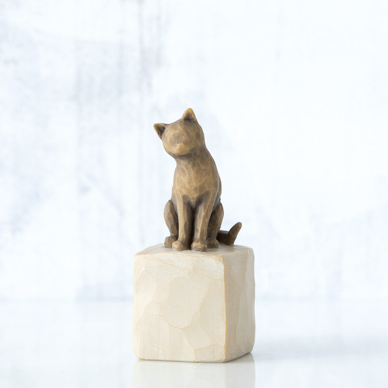 „Love my Cat“ (dark) Willow Tree Figur Ich liebe meine Katze (dunkel)