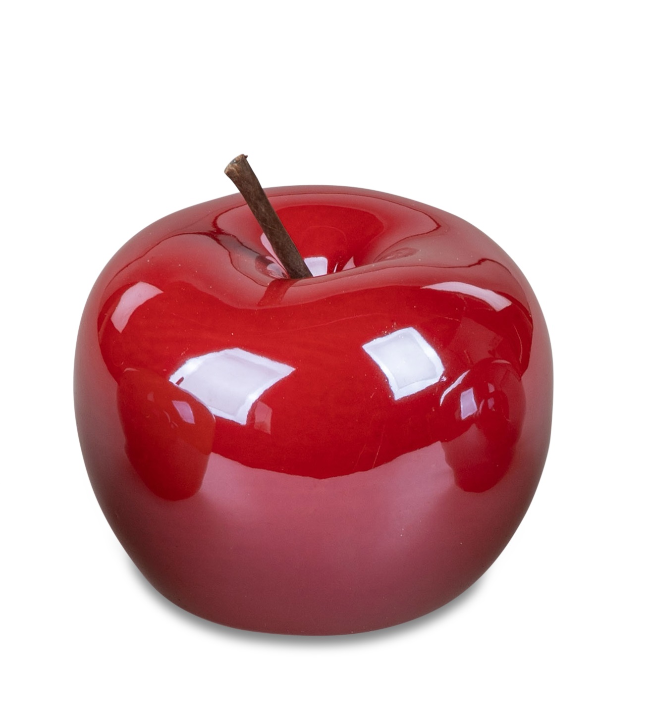 Deko-Objekt Apfel 10 cm Lüster Trend rot Deko Apfel Tischdekor Formano