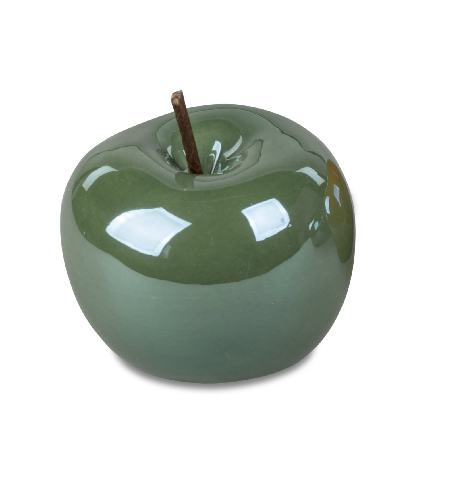 Deko-Objekt Apfel 10 cm Lüster Trend grün Deko Apfel Tischdekor Formano