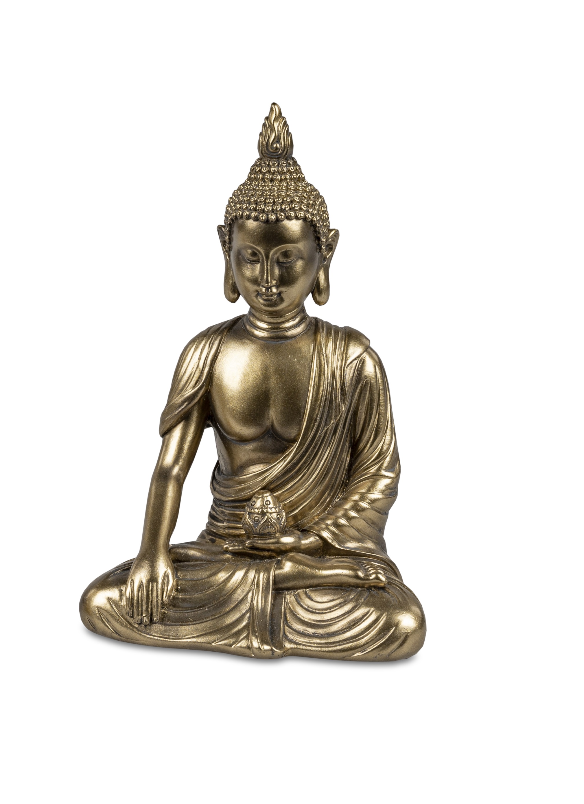 Deko-Figur Buddha H.17cm Klassik-Gold Skulptur formano 