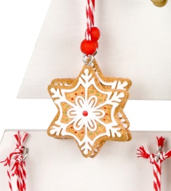 Lebkuchen-Anhänger sort. Christbaumschmuck Weihnachtshänger Weihnachtsbaum-Deko Winterzeit HOFF