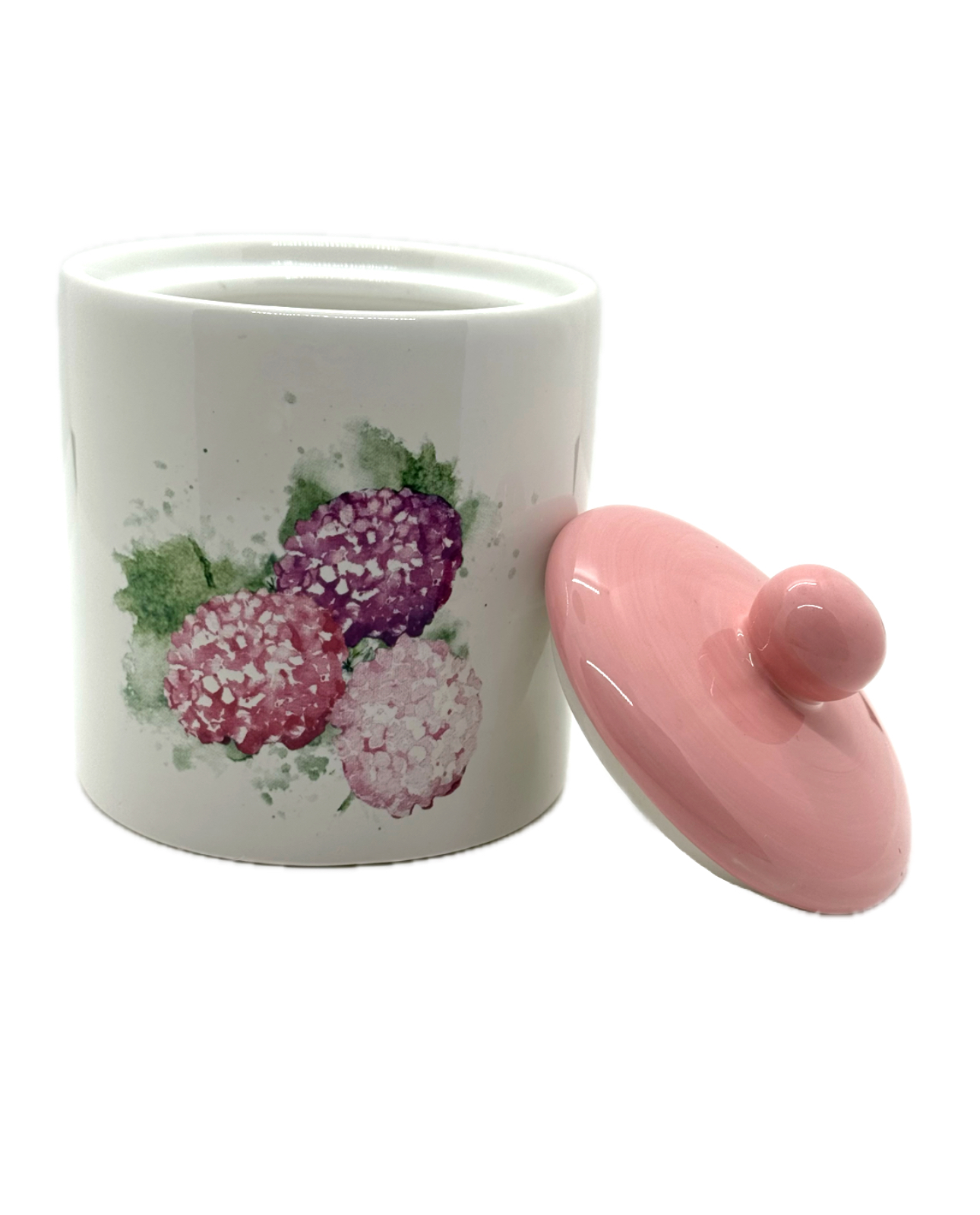 Zuckerdose Marmeladendose mit Blumen aus Keramik H.12,5cm Formano 