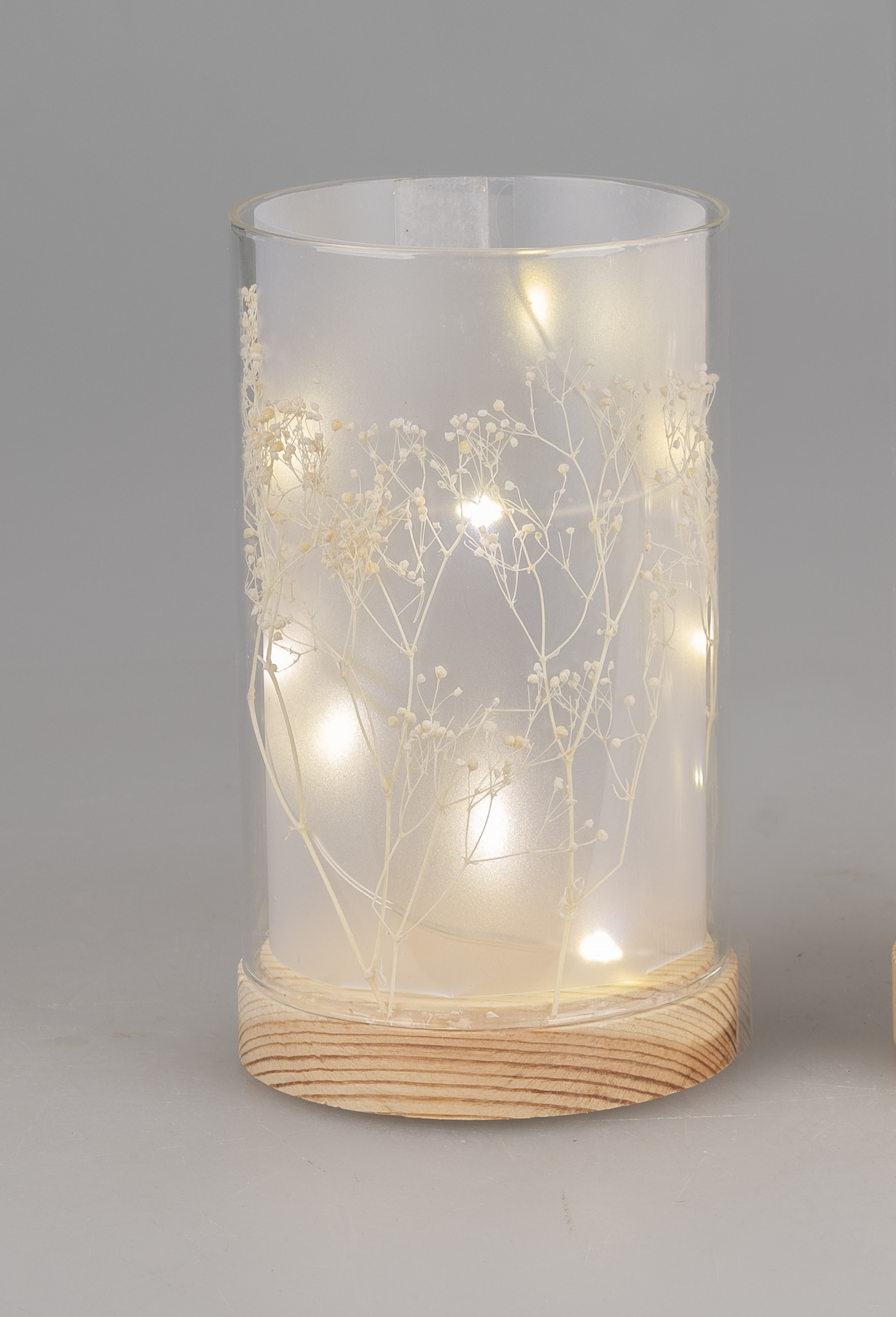 LED-Deko Lampe H. 16cm Leuchte TROCKENZWEIGE mit Timer Formano