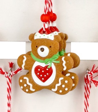 Lebkuchen-Anhänger sort. Christbaumschmuck Weihnachtshänger Weihnachtsbaum-Deko Winterzeit HOFF