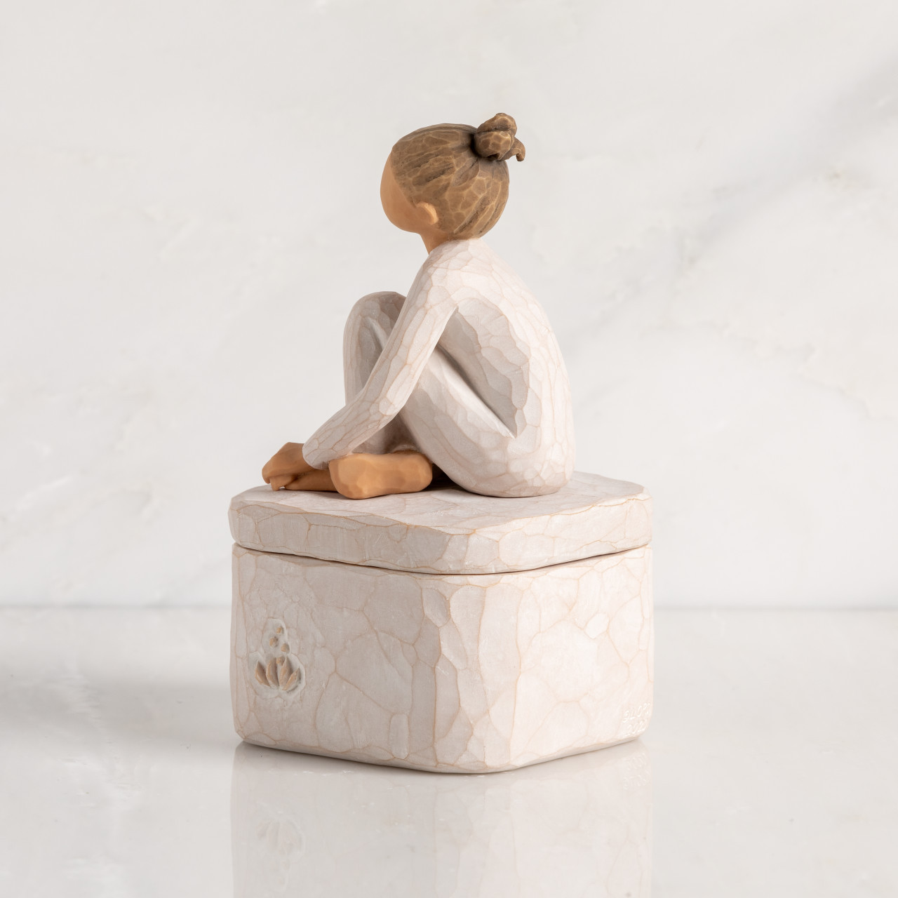 Aufbewahrungsbox "The Dancer Keepsake Box“ H.14cm Die Tänzerin Box - geformte handbemalte Deko-Box Willow Tree