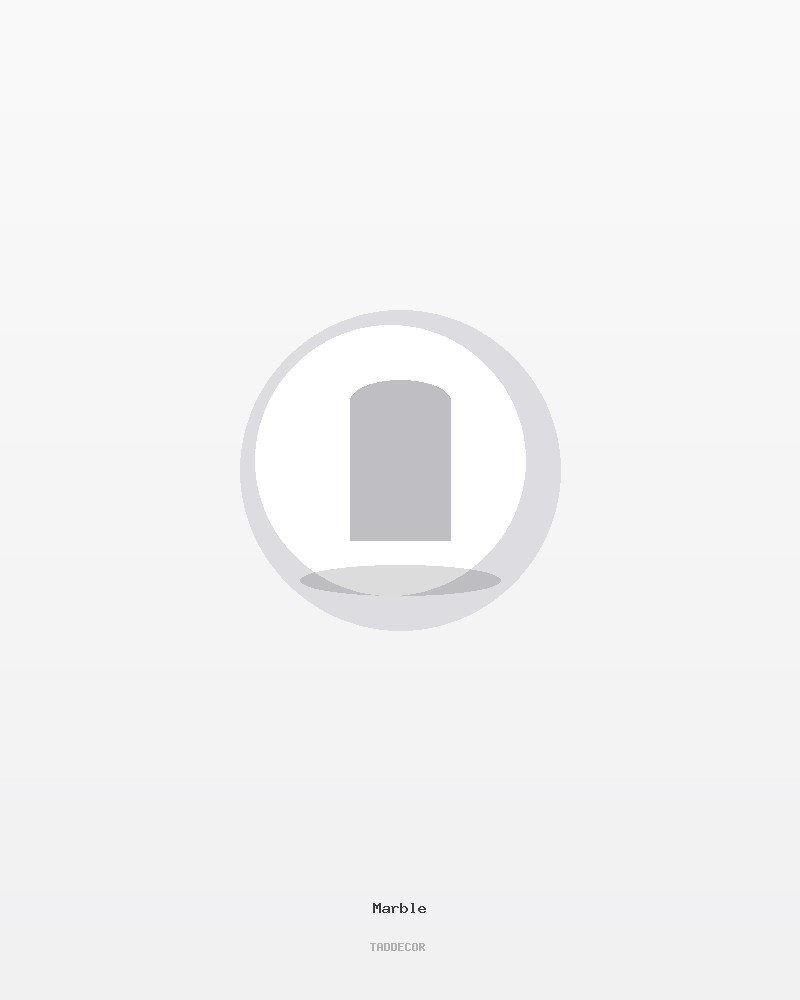 Kerzenständer "Marble" Marmor